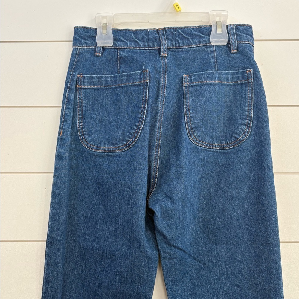 REVICE Dark Blue Flare Jeans - Picture 5 of 6